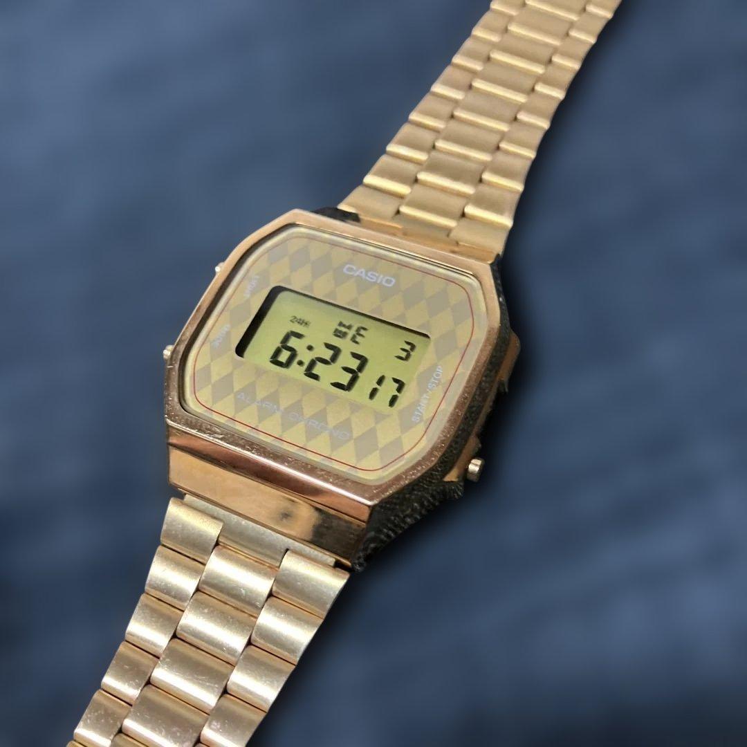 Used Rare Cheap Casio Chipkashi A168 Argyle 168