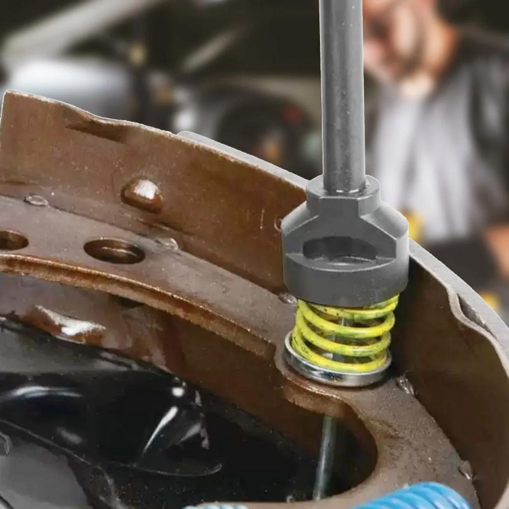 Brake Spring Compression Tool Professional Alloy Steel Drum Brake Repair Kit Ergonomic Handle Multi Functional Spring Cleaner