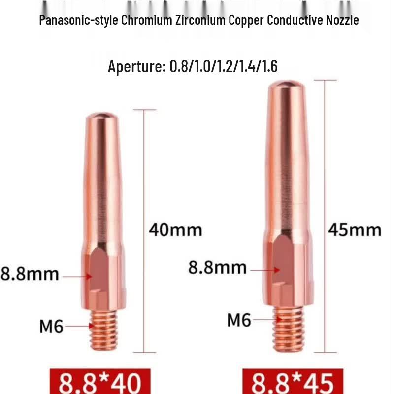

UOSU M6 Chrome-Zirconium Copper Welding Contact Tip
