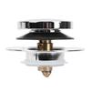 Tip Toe Bath Drain Stopper Copper Universal Sink Drain Strainer Hair Catcher for 1.38 Inch 1.5 Inch Basin Drain Holes