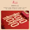 Elegant Red Wedding Tablecloth Rectangular Velvet Waterproof Decorative Dining Table Cover Banquet Celebration