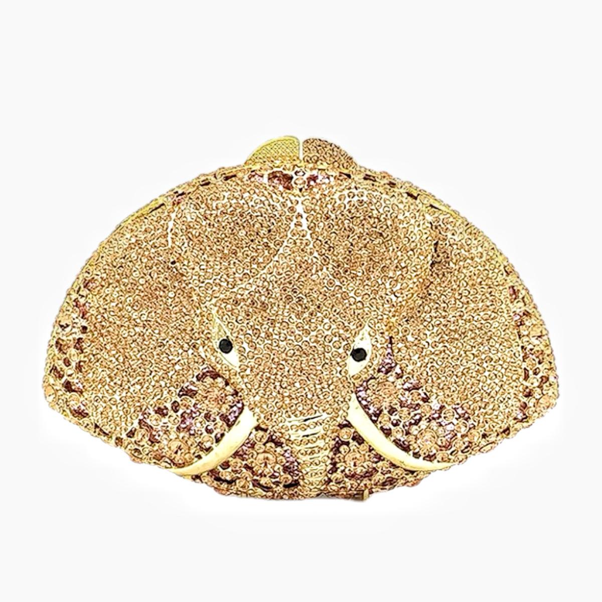 

Gold Metal AB Rhinestone Diamond Clutch Purse Crystal Evening Bag Wedding Clutches Party Dinner Bag Rhinestone Handbag
