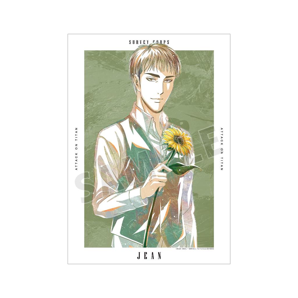 Attack On Titan Original Illustration Jean Flower Shop Ani Art A3 Matte Poster Ver.