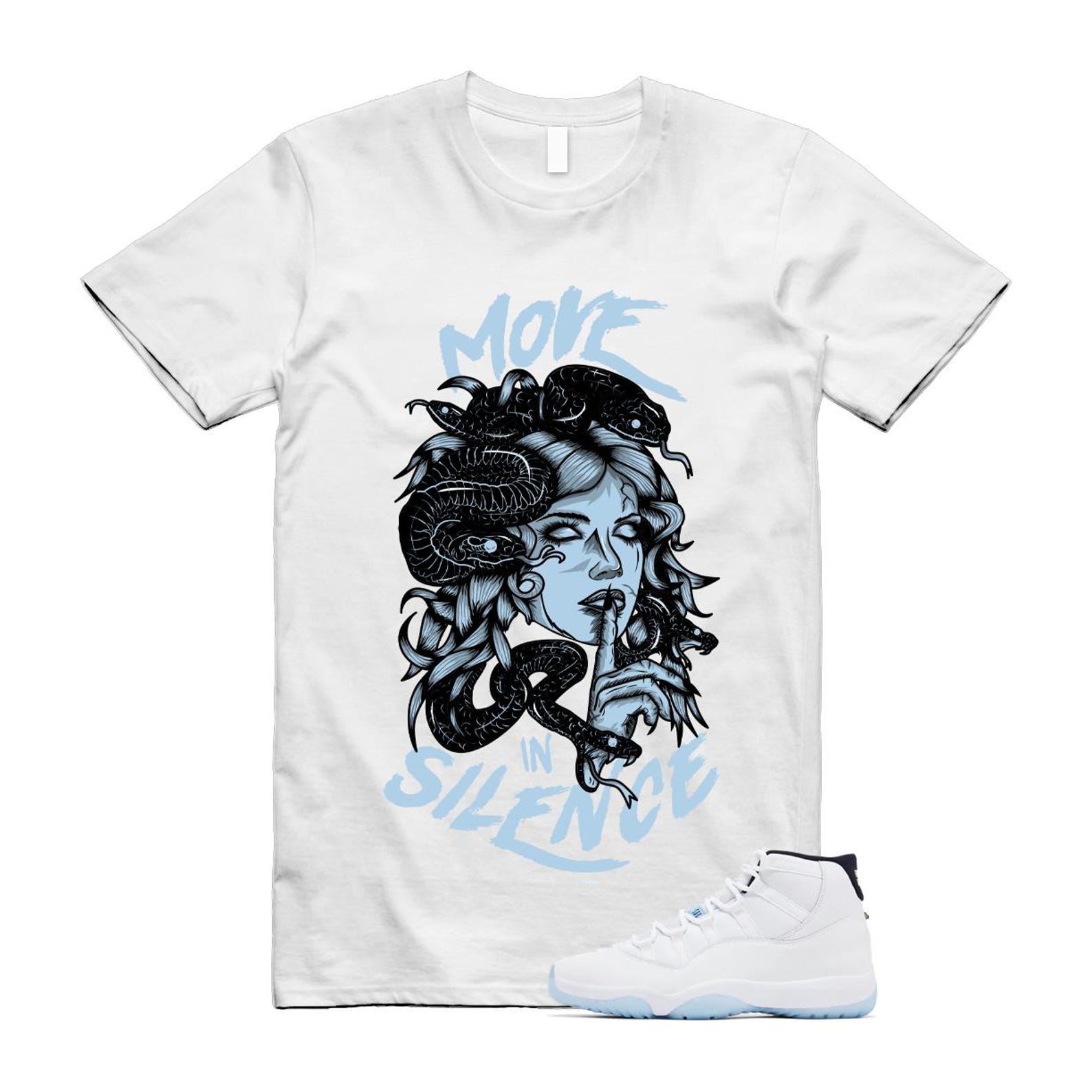 11 Legend Blue White Black 2024 T Shirt Match MIS S