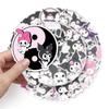 50 Cartoon Sanrio Kuromi Stickers for Kids: Graffiti, Fridge, Helmet, Laptop, Water Cup
