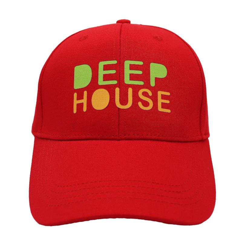 Summer new hard top cotton casual baseball cap hat men's and women's personalized printed commuter cap