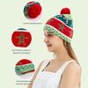 Svítící Santa čepice a šála sada Stylová vánoční pokrývka hlavy Slavnostní vánoční doplňky pro děti a dospělé
