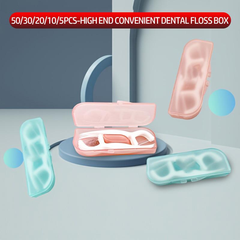 50/30/20/10/5PCS high-end convenient dental floss box, containing 10 dental floss, suitable for carrying with you