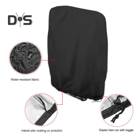 Folding Chair Cover Loungers Case Dustproof Sleeve Windproof Waterproof Anti-UV Anti-Tear Outdoor Furniture Protector UV Protection for Outdoor Sofa