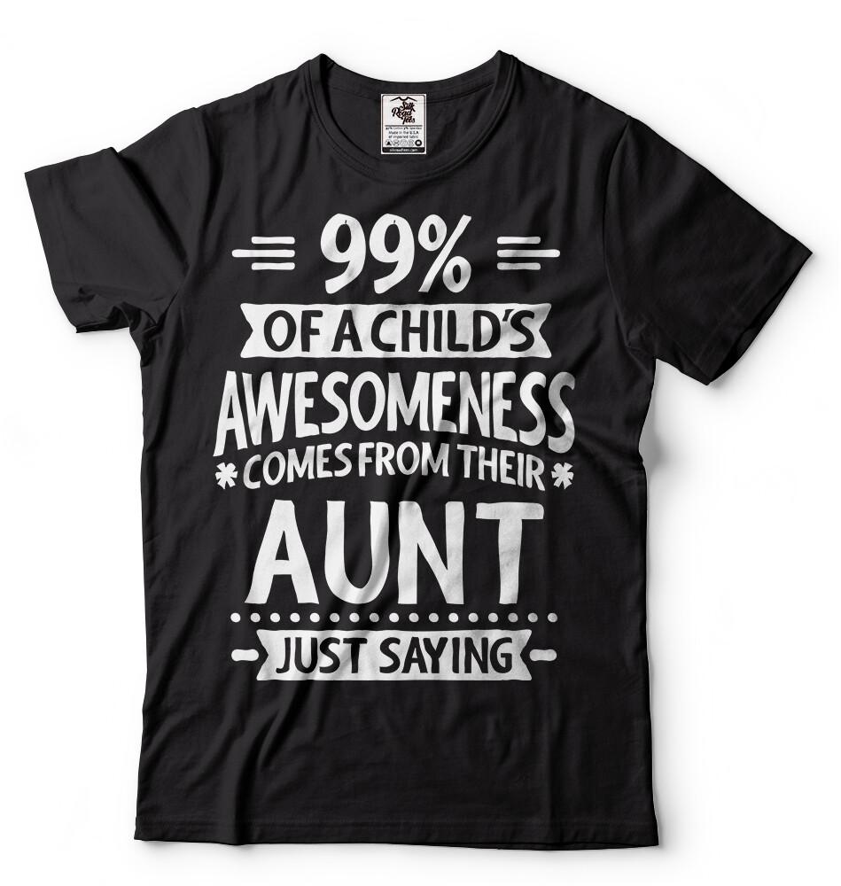 Aunt T-shirt new Baby T-shirt Pregnancy Announcement Funny Shirt Birthday Gift 3XL