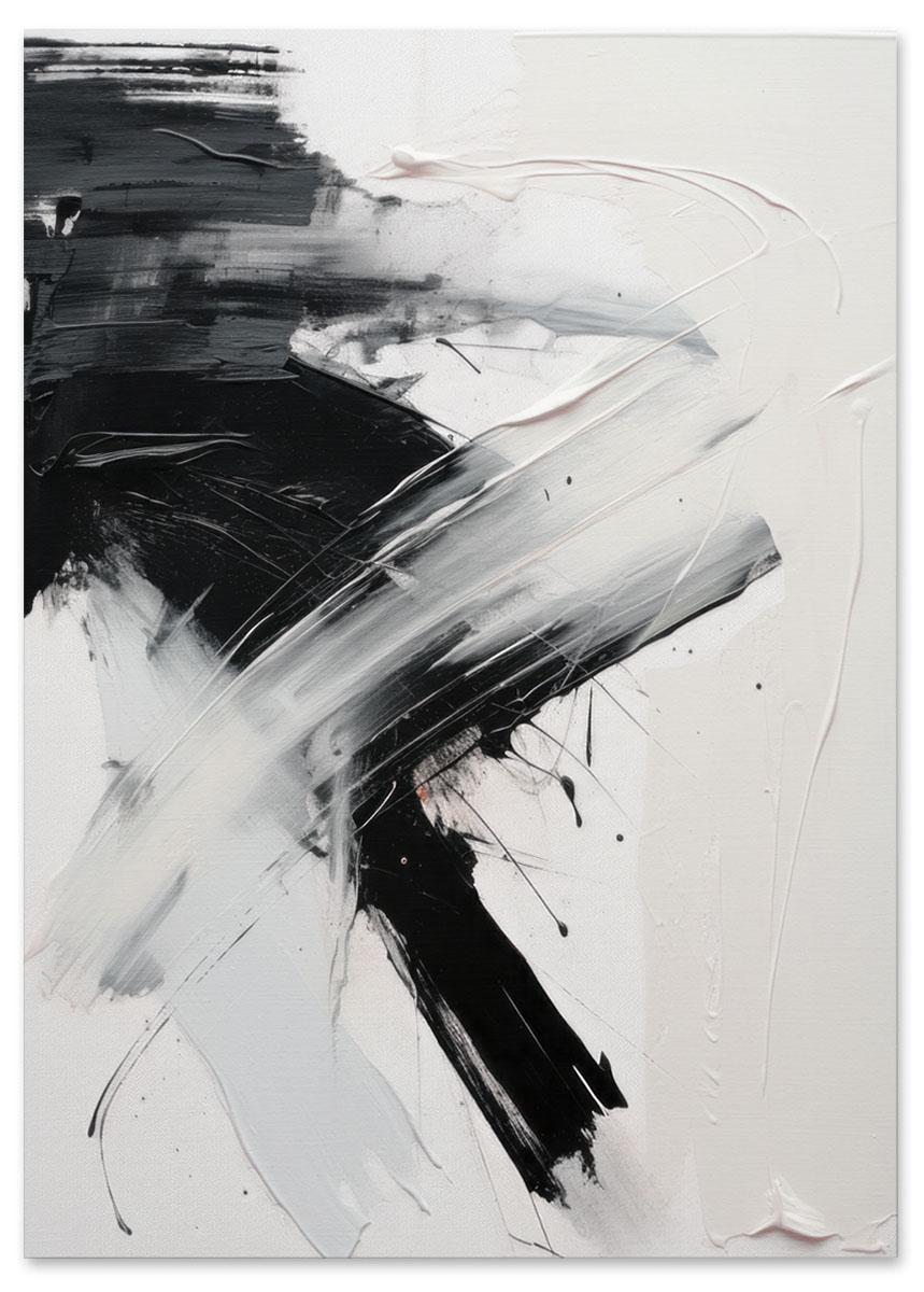 

Plakat szary czarny 30x40 cm