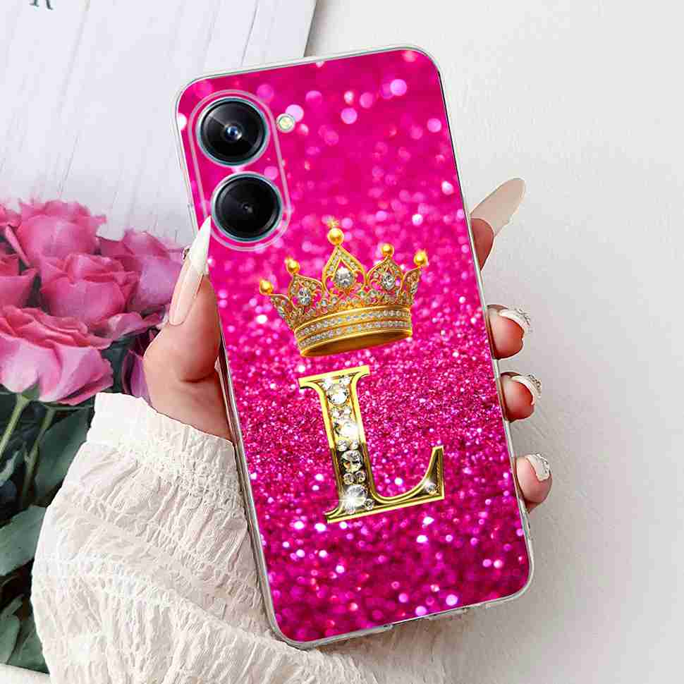 

For Realme 10 Pro Case Cute Couple Letters Cover Shockproof Phone Case For Realme 10 Realme10 Pro 5G Soft Silicone Fundas Realme10 Pro(5g)