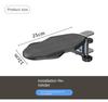 Foldable Ergonomic Computer Desk Arm Rest Pad Wrist Rest Support For Keyboard Armrest Extender Rotating Mouse Pad Holder Rack