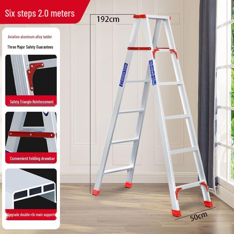 2-3M Multifunctional A-Frame Aluminum Alloy Ladder for Construction