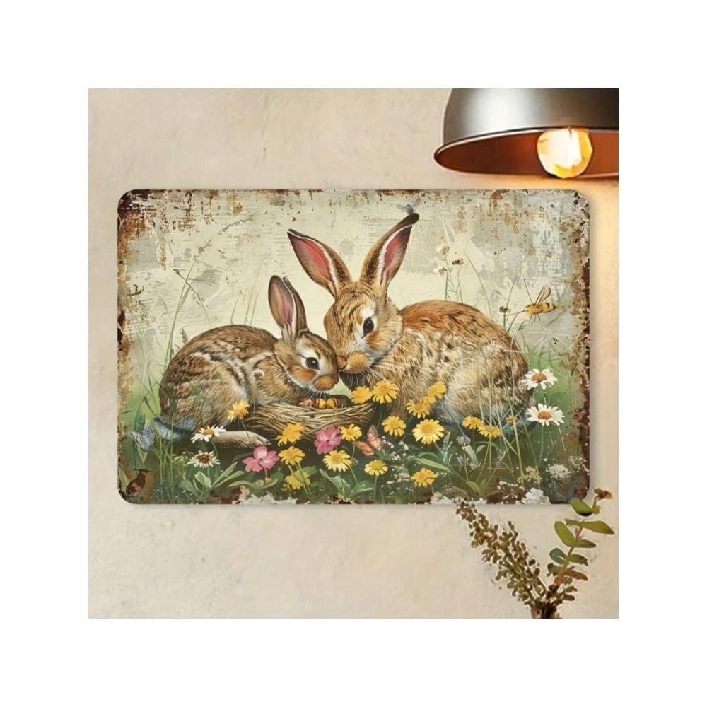 Vintage Tin Sign Wall Decor Retro Metal Plaque Home Art