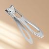 Stainless Steel Nail Clippers Large Opening Nail Clippers Silver Nail Cutters for Thick Nails