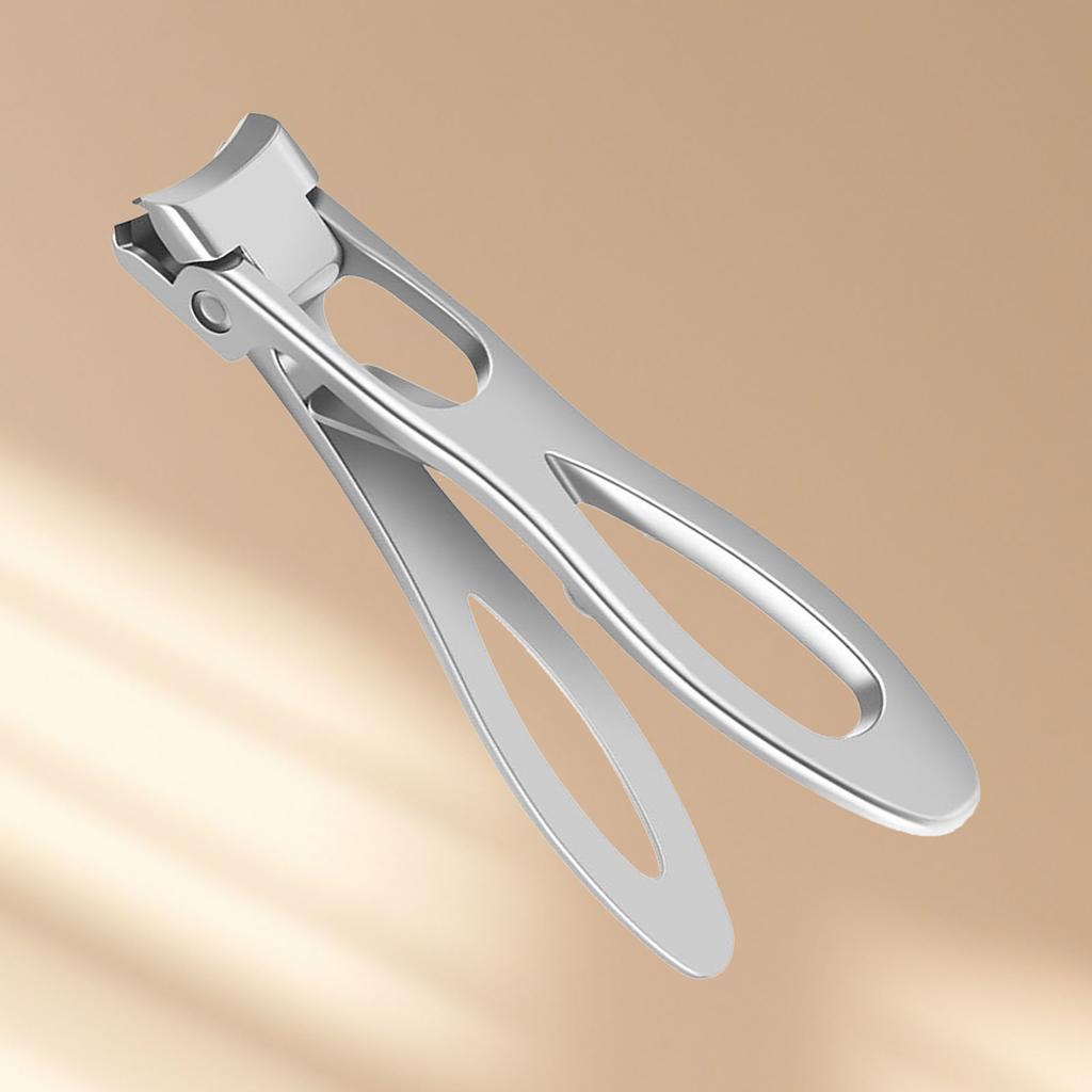 Stainless Steel Nail Clippers Large Opening Nail Clippers Silver Nail Cutters for Thick Nails