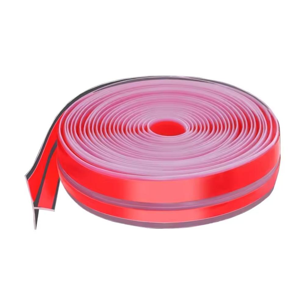 

1Pc 1M/39.37in Silicone T-Shaped Door Draft Stopper Self-adhesive Weather Stripping Windproof Seal Strip for Windows Gaps Side 1M