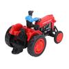 Simulation Tractor Vehicle Model Sturdy Alloy Engineering Farmer Car Toy for ChildrenRed