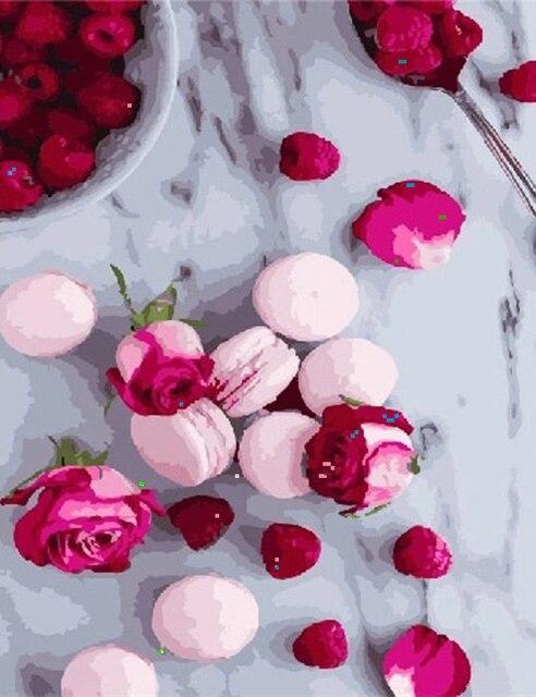 5D Diamond Painting Flowers Fruit Full Round Drill Cross Stitch Kit Diamond Embroidery Mosaic Picture Home Decoration