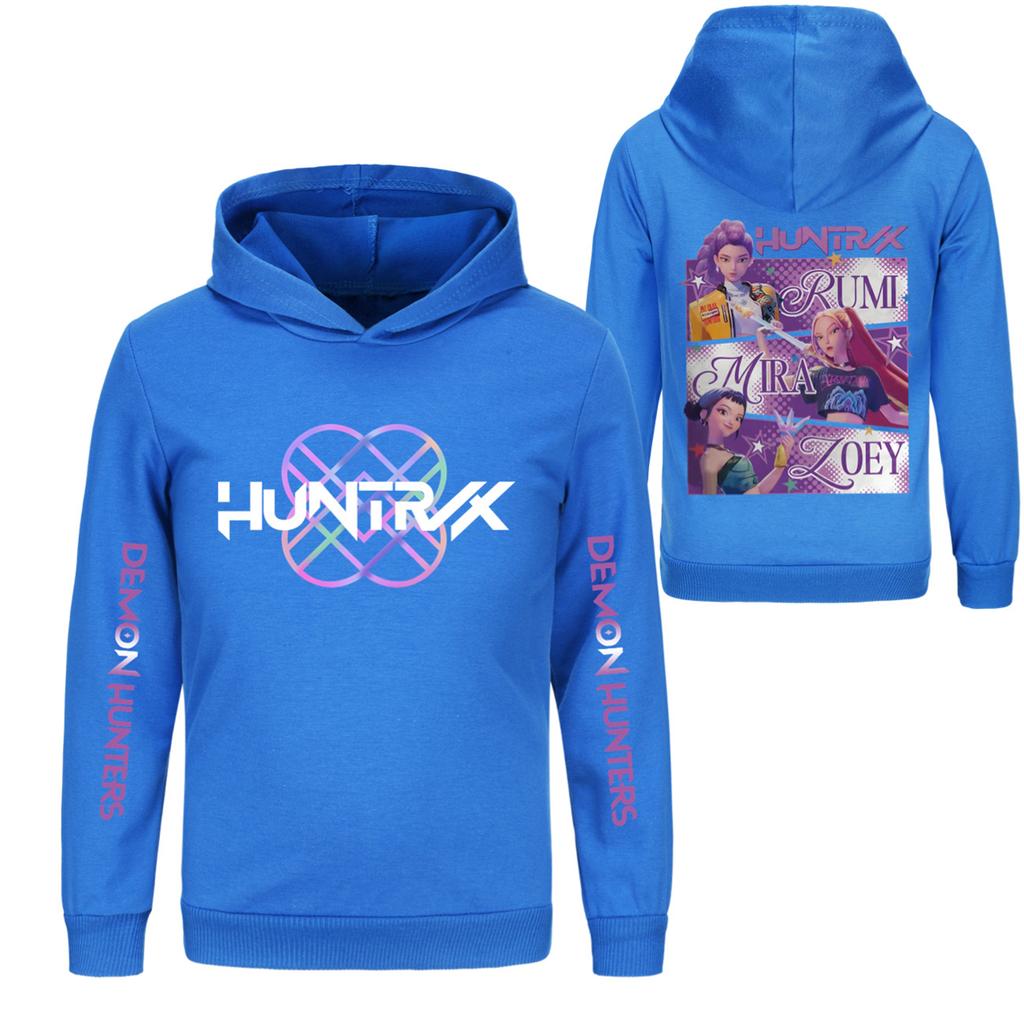 Children's Hooded Top And Pants Two-piece Tracksuit Set Long-sleeved Printed Sweatshirt Set