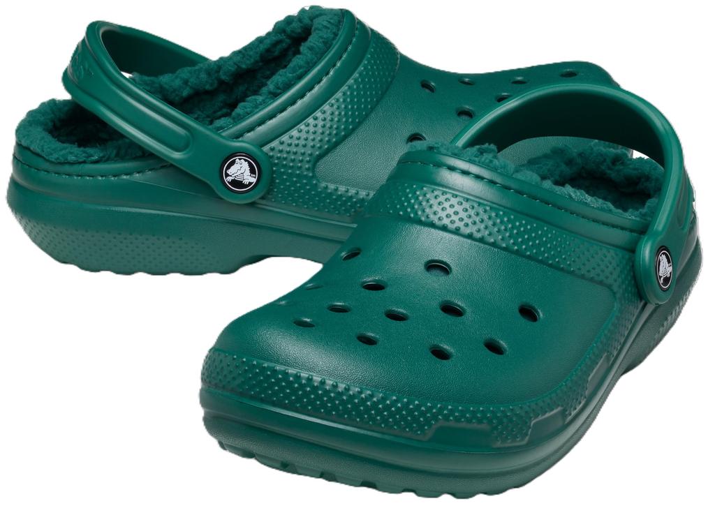 Crocs Classic Lined Clog, Emerald, 28cm