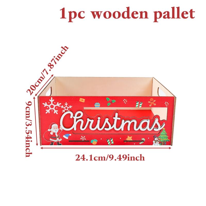 Christmas Treats Box Christmas Party Decoration Kids Favor 2026 Xmas Greeting Ornament Storage Navidad Natal New Year Gift 2026