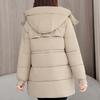 Women's Winter Jackets Hooded Casual Thick Parka Female Long Sleeve Warm Coat