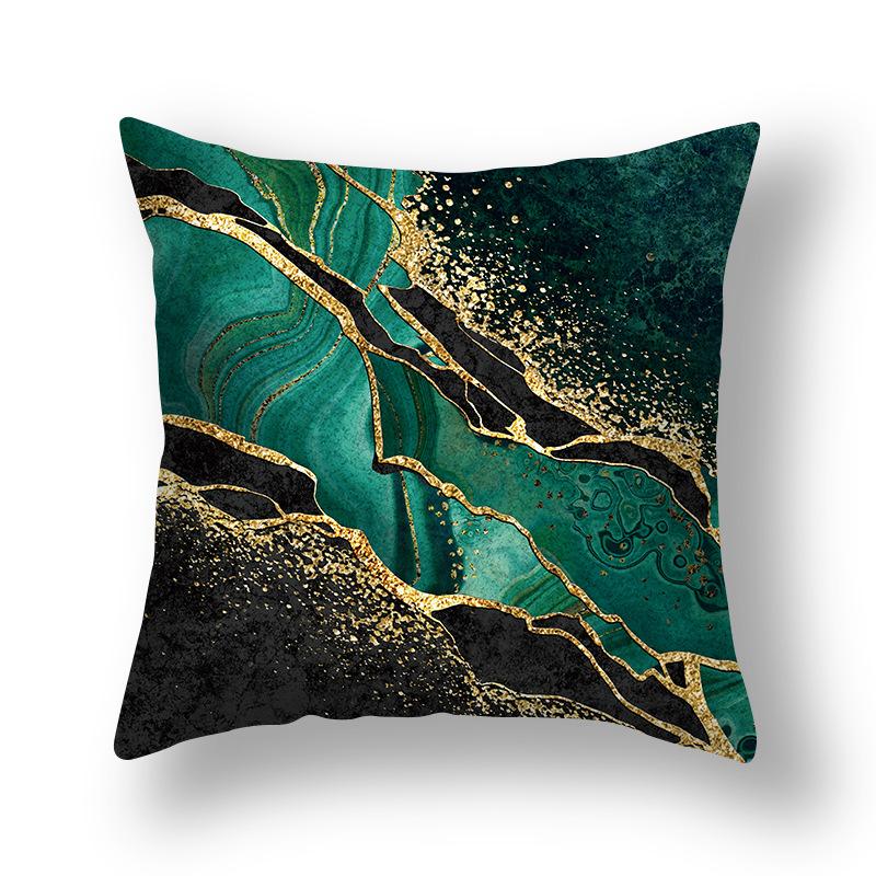 

Geometric Nordic Gilt Simple Style Home Printed Pillow Cover Cushion Cover Short plush 45 * 45cm (excluding pillow core)