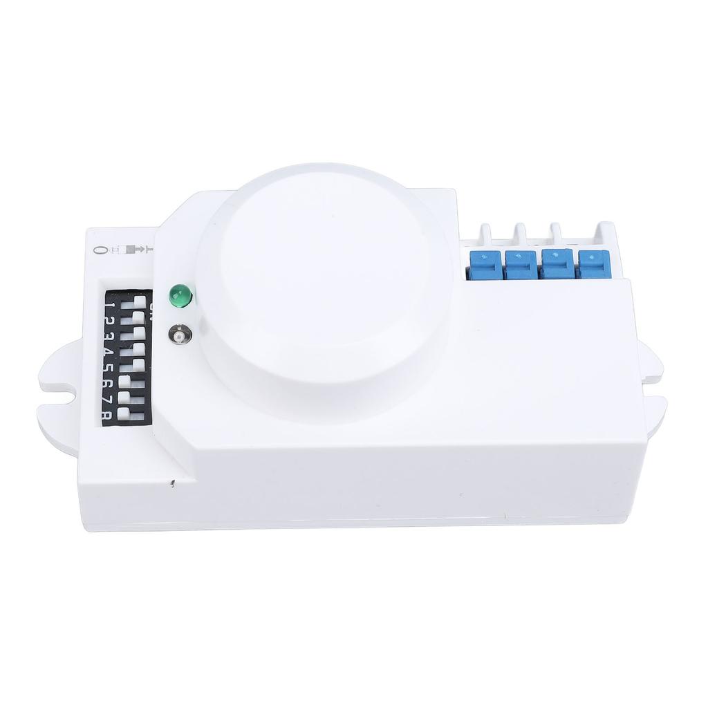 Comutator cu senzor radar cu microunde 5.8G 1200W Ajustabil Detector de mișcare umană Comutator de lumină pentru casă