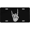 Front License Plate Skull Finger Love Vanity Plates Aluminu Cool | Metal Decorative Car Tag Sun Flowers Novelty License Plate Cover for Men Women 6 *