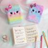 Cat Shaped Tie-dyed A6 Stationery Students Gift Notebook Hand Account Book Diary Book Pocket Book
