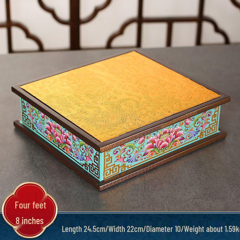 Guan Yin & Guan Gong Elevated Worship Stand for Buddhas & Gods Display