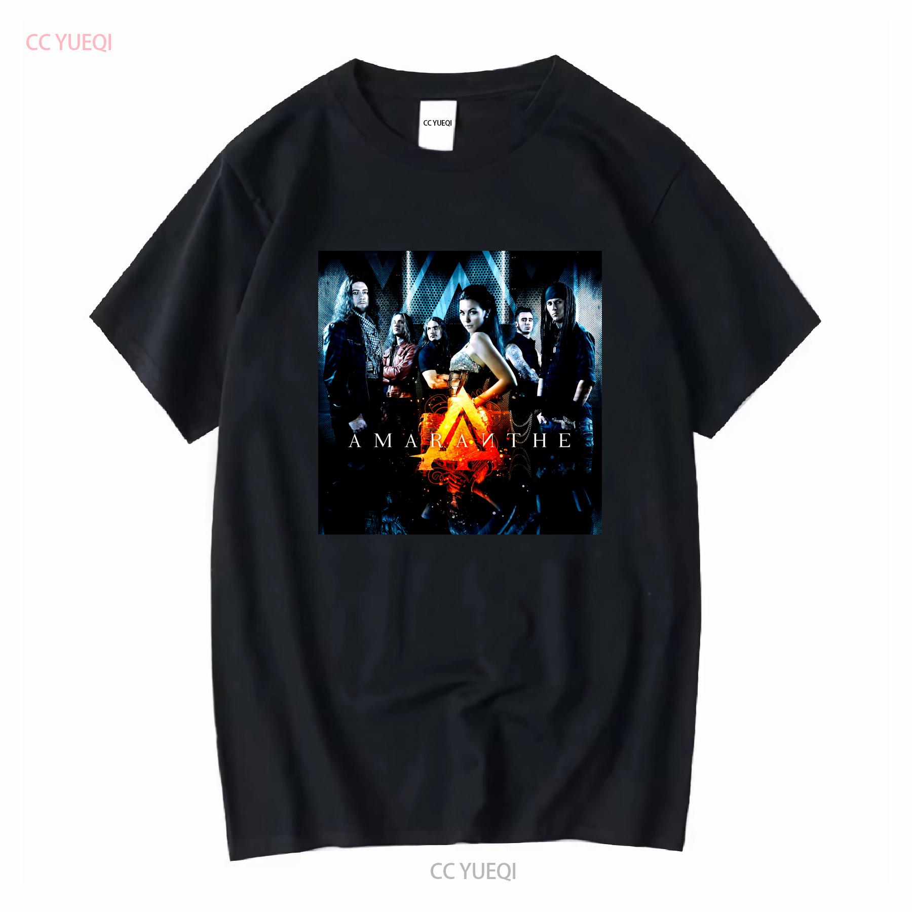 

Amaranthe Members T Shirt Cotton Black Men All Size S 5XL 1M572 vintage Washed streetwear graphic homme Stylish Breathable 4XL