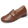 Fashion AIYUQI Ladies Shoes Wdges 2024 New Fall Casual Genuine Leather Mom Shoes Women Round Toe Large Size Women's Shoes