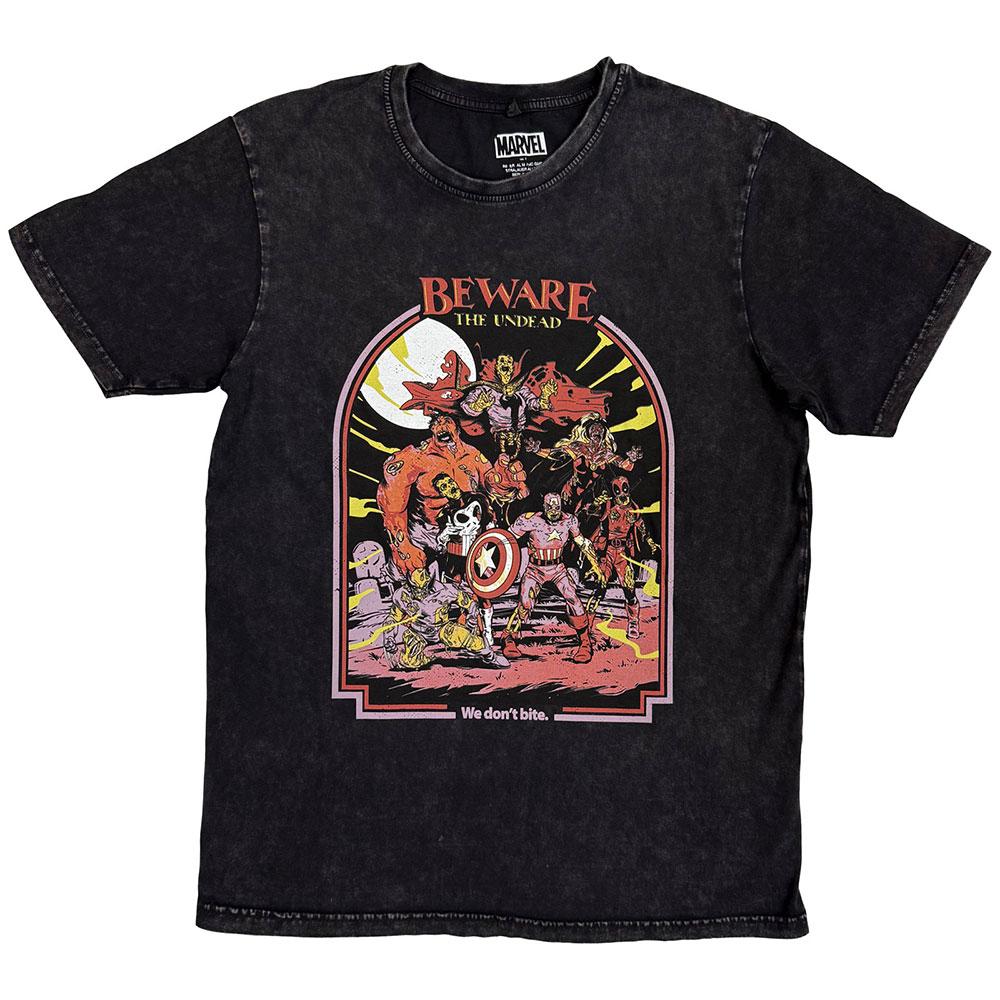 Marvel Comics Unisex Adult We DonÂ´t Bite Stone Wash T-Shirt