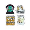 Cute Cartoon Cat Brooch with Bow Badge for Backpack & Clothing Decoration