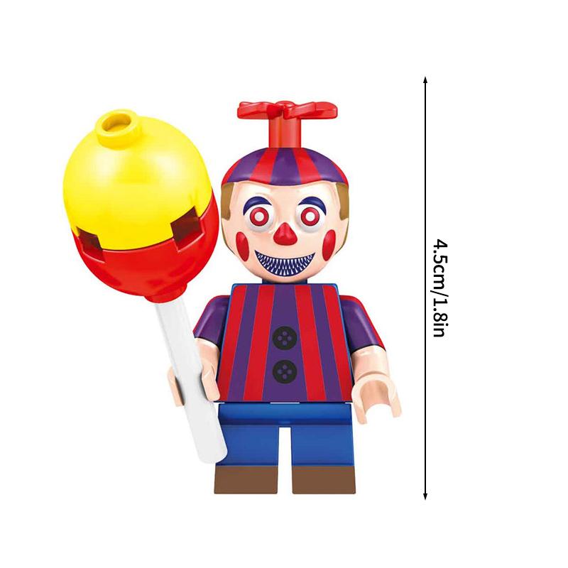 Entzückendes Freddy Bonnie Mini-Blöcke Ornament Heißes Spiel Figur Cartoon Montagebausteine Spielzeug Partygeschenke Kindergeschenke