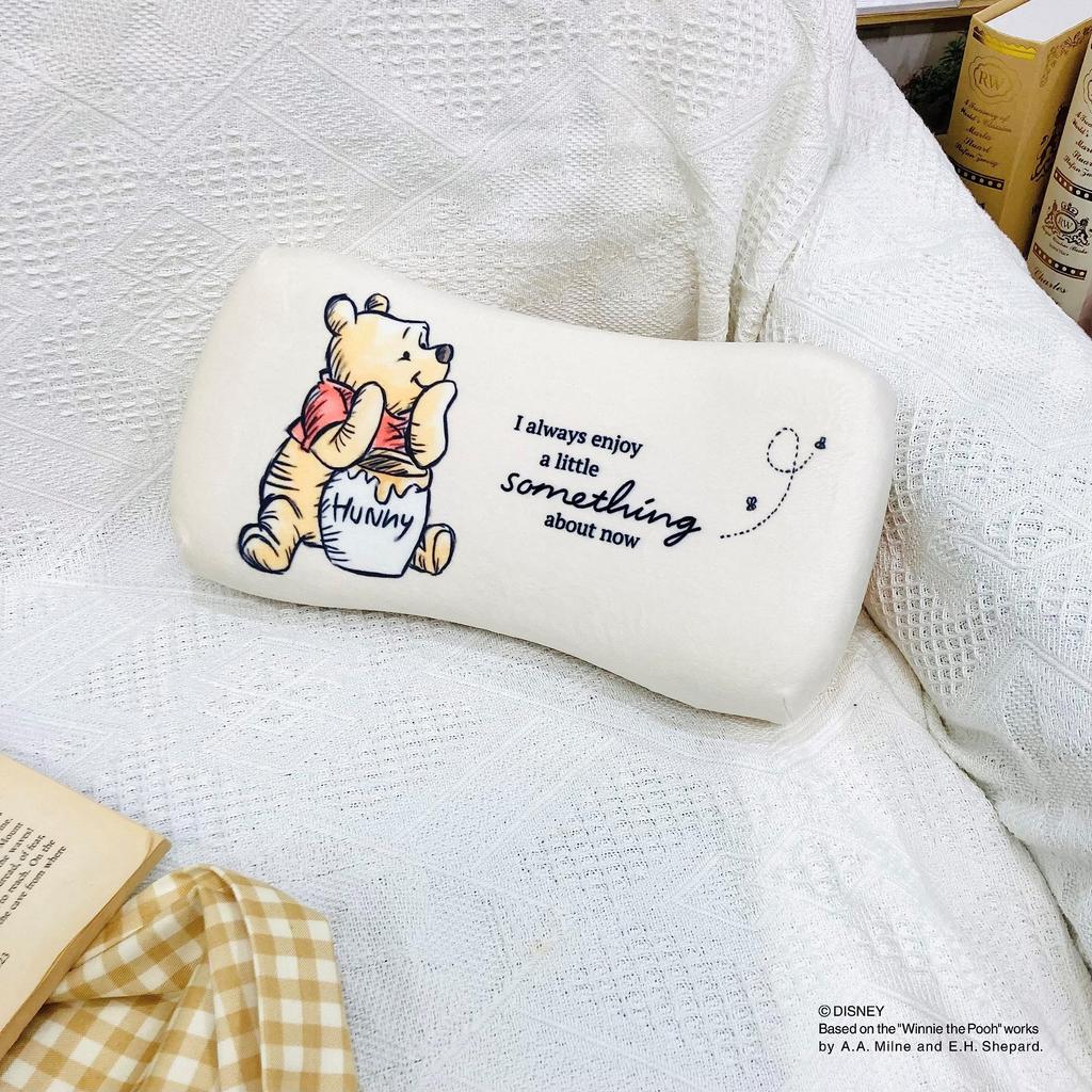 MORIPiLO Morishita Memory Foam Pillow Winnie the Pooh 15x30cm Waist Rest Back Support Stuffed Toy Cushion Disney Character Goods Orange 4621180