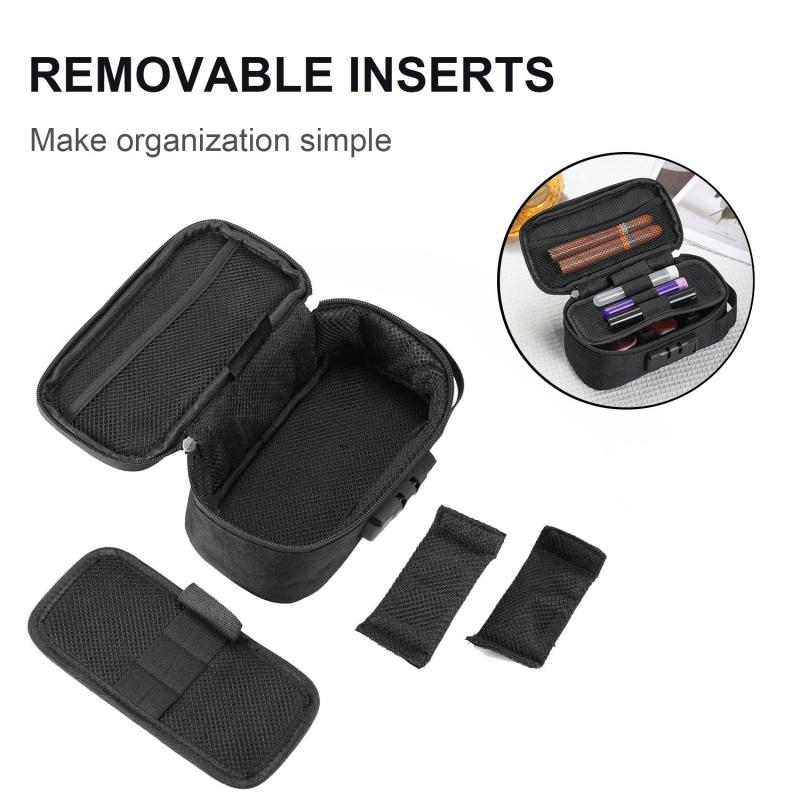 Smell Proof Bag Large-capacity With Lock  Activated Carbon Deodorant Bag Portable Pipe Bag Convenient