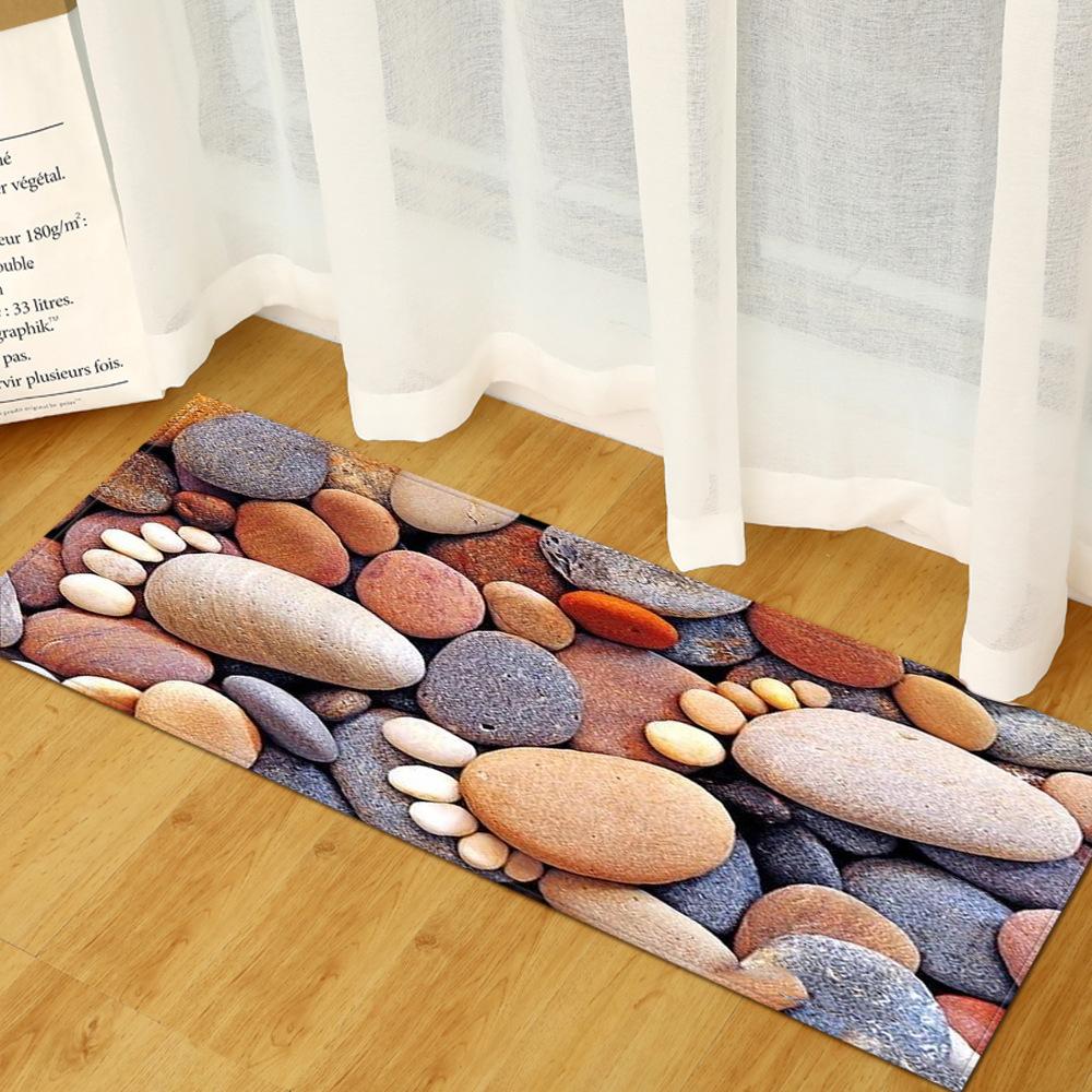 Small Fresh Household Door Mat, Kitchen Absorbent Strip, Bedroom Non-Slip Floor Mat, Living Room Carpet