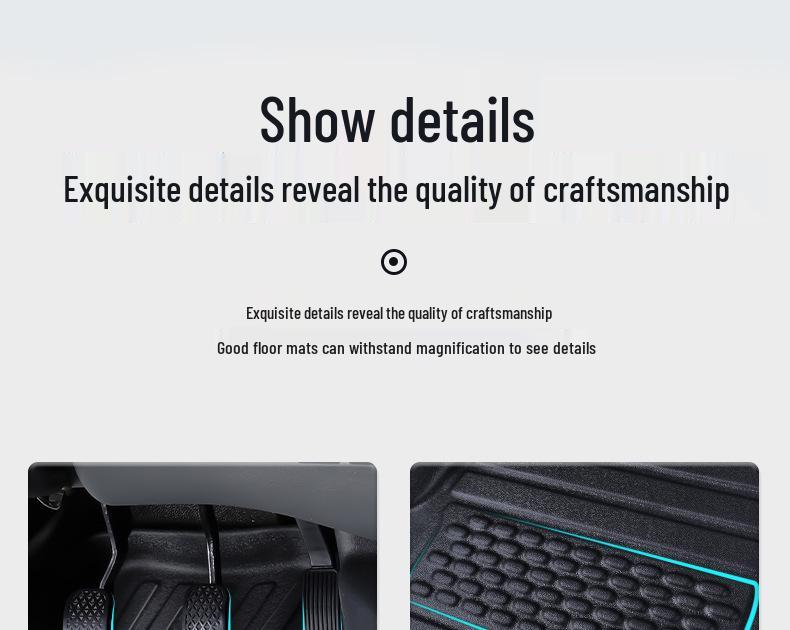 JMC Teshun TPE Waterproof Floor Mats for Front Cabin & Rear Compartment (Long/Short Wheelbase).