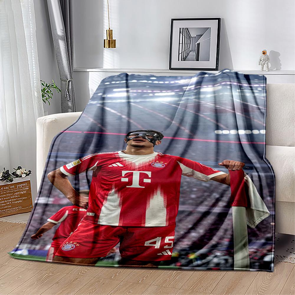 Bayern Munich Blanket Warmthful Decor Perfect for Bedding Chair Livingroom for All Seasons Stylish Decor Ideal Gift For Birthday Valentine'S Day
