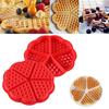 Waffles Silicone Mould Pan Cake Baking Baked Muffin Cake Chocolate Mold Tray