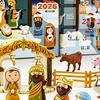 Christmas Countdown Box Nativity Advent Calendar 2026, for Kids, 24 Day Birthday Gifts Boys Girls Religious Scene Figurines Girls, Collectible Holiday