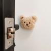 Ins Korean Bear Children's Room Door Rear Handle Silent Anti-collision Sticker Cushion Anti-Bump Wall Protector Door Stopper