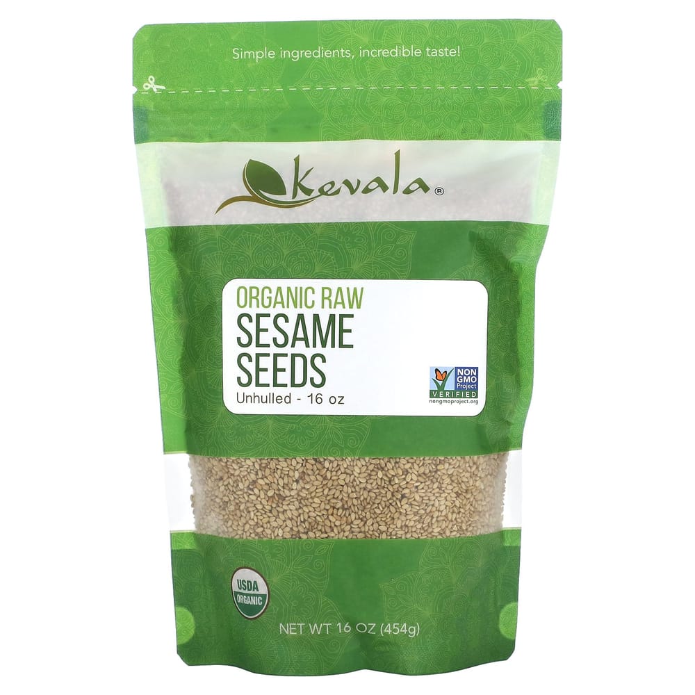 iHerb Kevala Raw Unhulled Sesame Seeds 454g (16oz)