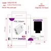 65W Multi-Port Travel Charger: 2C+3A, EU/US/UK Standards, 38W Fast Charge