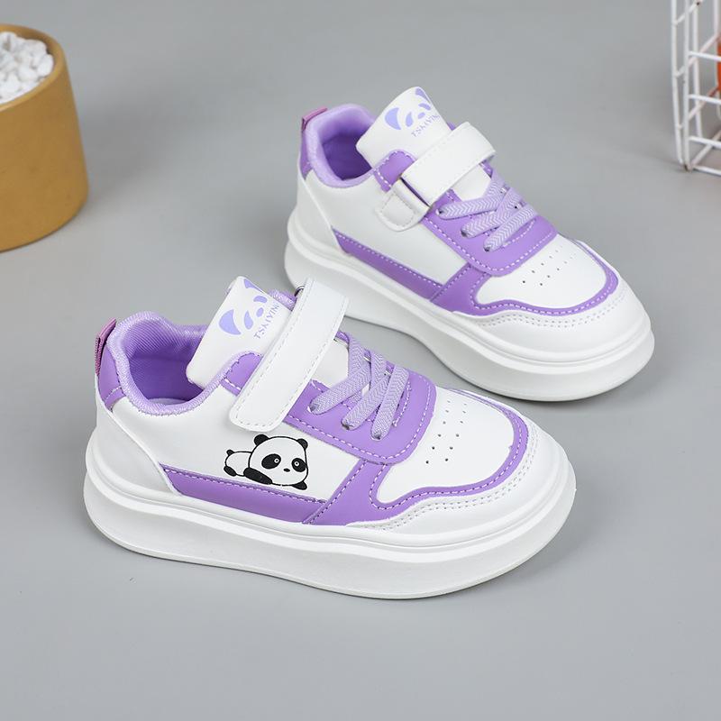 2025 Autumn Girls' White Skate Shoes: Versatile, Non-slip, Casual Running Sneakers
