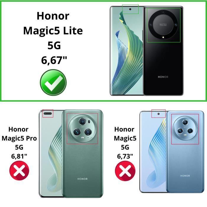 Case - Phonillico® - Honor Magic 5 Lite 5G - Shockproof - Flexible - Transparent